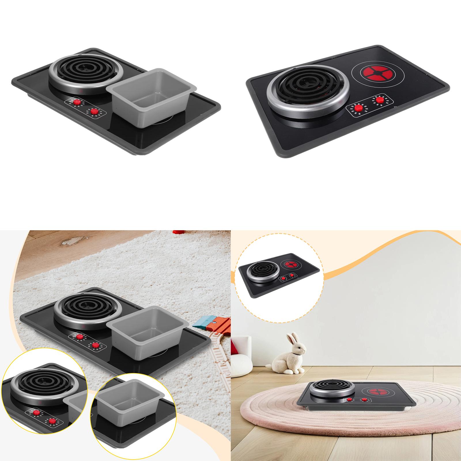 Kids Outdoor Kitchen Accessories - キッズキッチンおもちゃ ストーブおもちゃ ライトとサウンド付き、調理器具リアルなごっこ遊び学習おもちゃ ロールプレイ 子供、女の子、男の子向け
