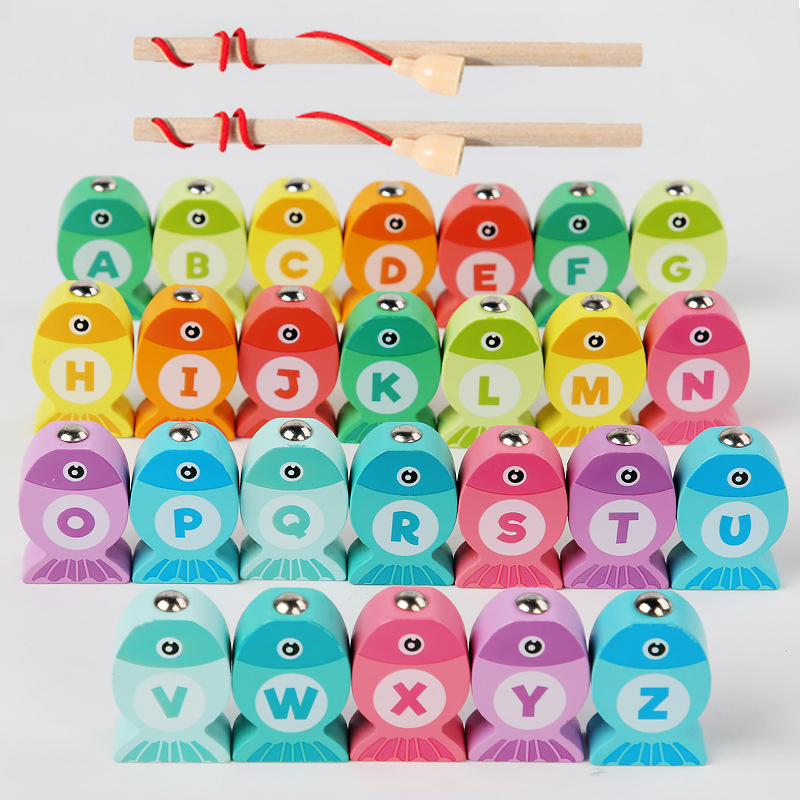 Kids Outdoor Water Table - キッズ木製釣りゲームおもちゃギフト早期教育アルファベット数字認知おもちゃ子供インタラクティブゲームおもちゃギフト用