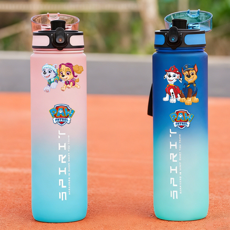 Kids Outdoor Kitchen Accessories - 800 ミリリットルパウパトロールスポーツウォーターボトルアニメチェイススカイマーシャルフロストボトルかわいい屋外ジムフィットネス水差し子供用ドリンクカップ