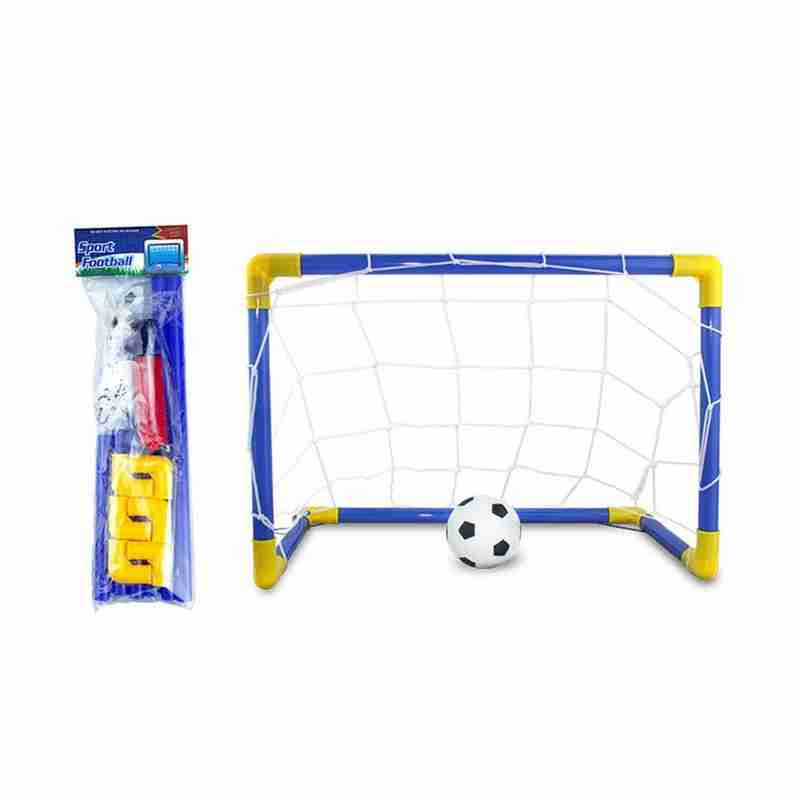 Kids Outdoor Frame - ミニ折りたたみサッカーゴールネットプラスチックサッカーポストフレームセット屋内屋外インフレータブルスポーツおもちゃ子供のためのチームゲーム