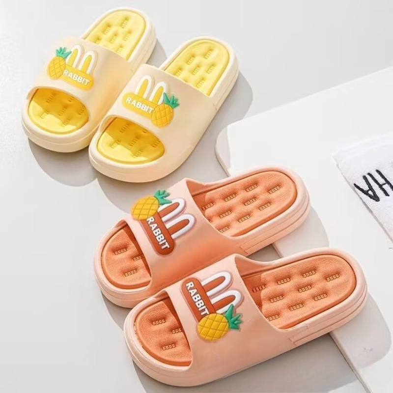Children'S Outdoor - 新しい女性用アウトドアサマースリッパ、室内および家庭用、かわいい滑り止めソフトソール、厚底、カジュアル、耐摩耗性スリッパ