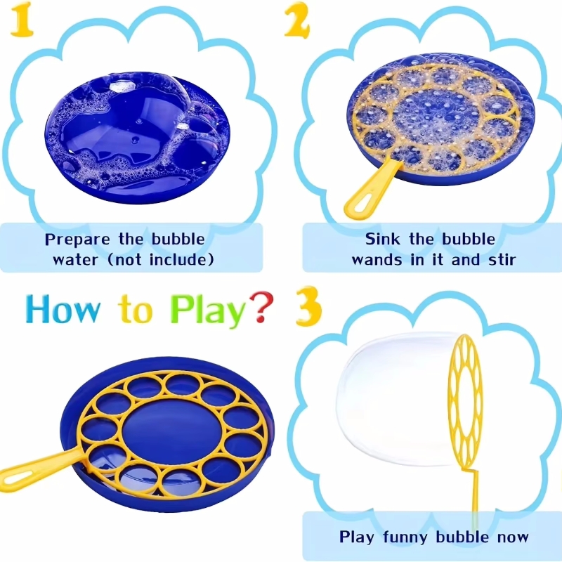 1 セットバブル杖キットバブルサークル吹きツール小道具親子家 - Bubble Sword Wand のレビューと価格