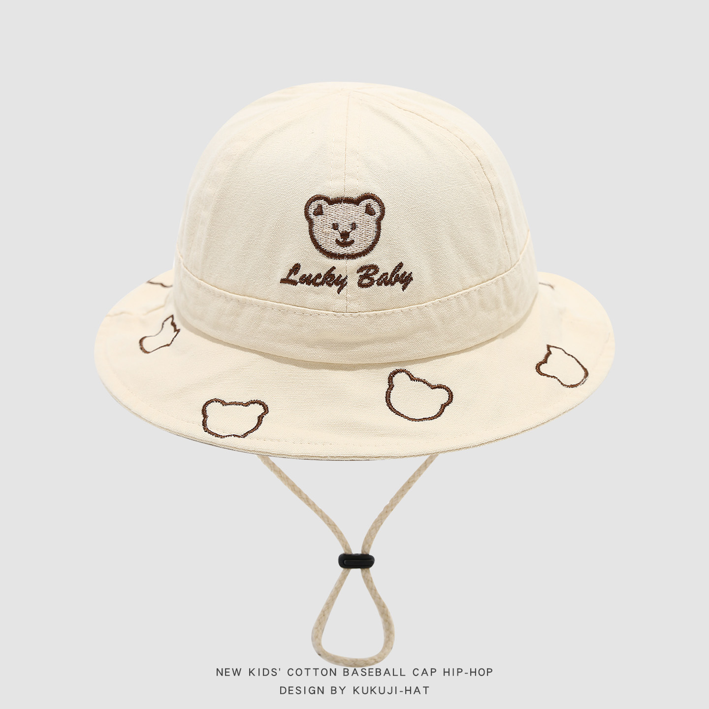 2026 かわいい漫画クマの赤ちゃんバケットハット夏屋外赤ち - Kids Outdoor Hat のレビューと価格