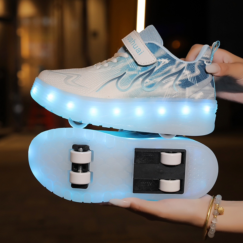 ユースローラーシューズ LEDライト付き 高品質 アウトドア - Children'S Outdoor のレビューと価格