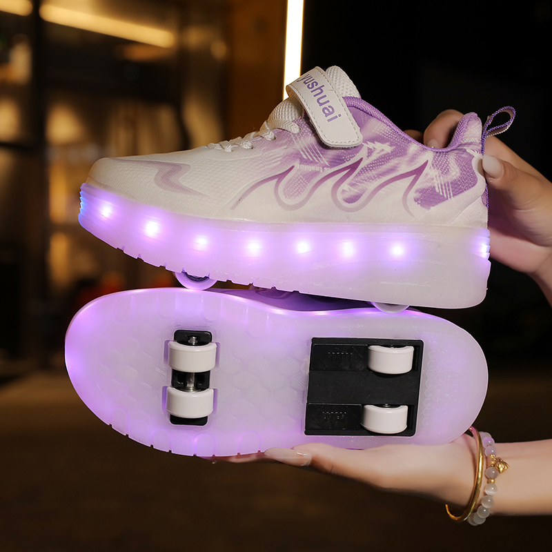ユースローラーシューズ LEDライト付き 高品質 アウトドア - Children'S Outdoor のレビューと価格