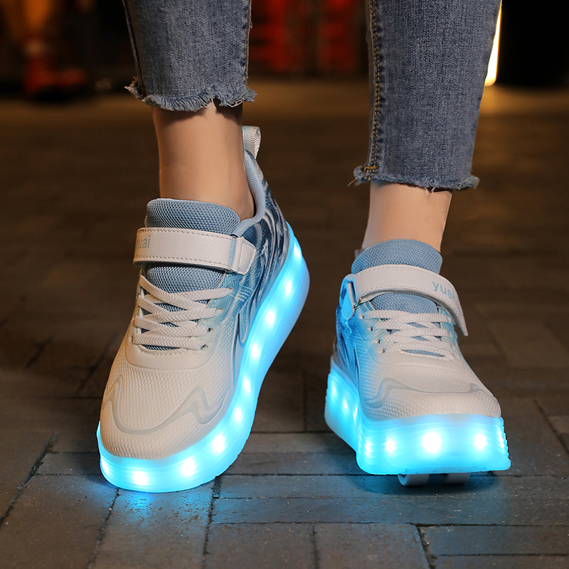 ユースローラーシューズ LEDライト付き 高品質 アウトドア - Children'S Outdoor のレビューと価格