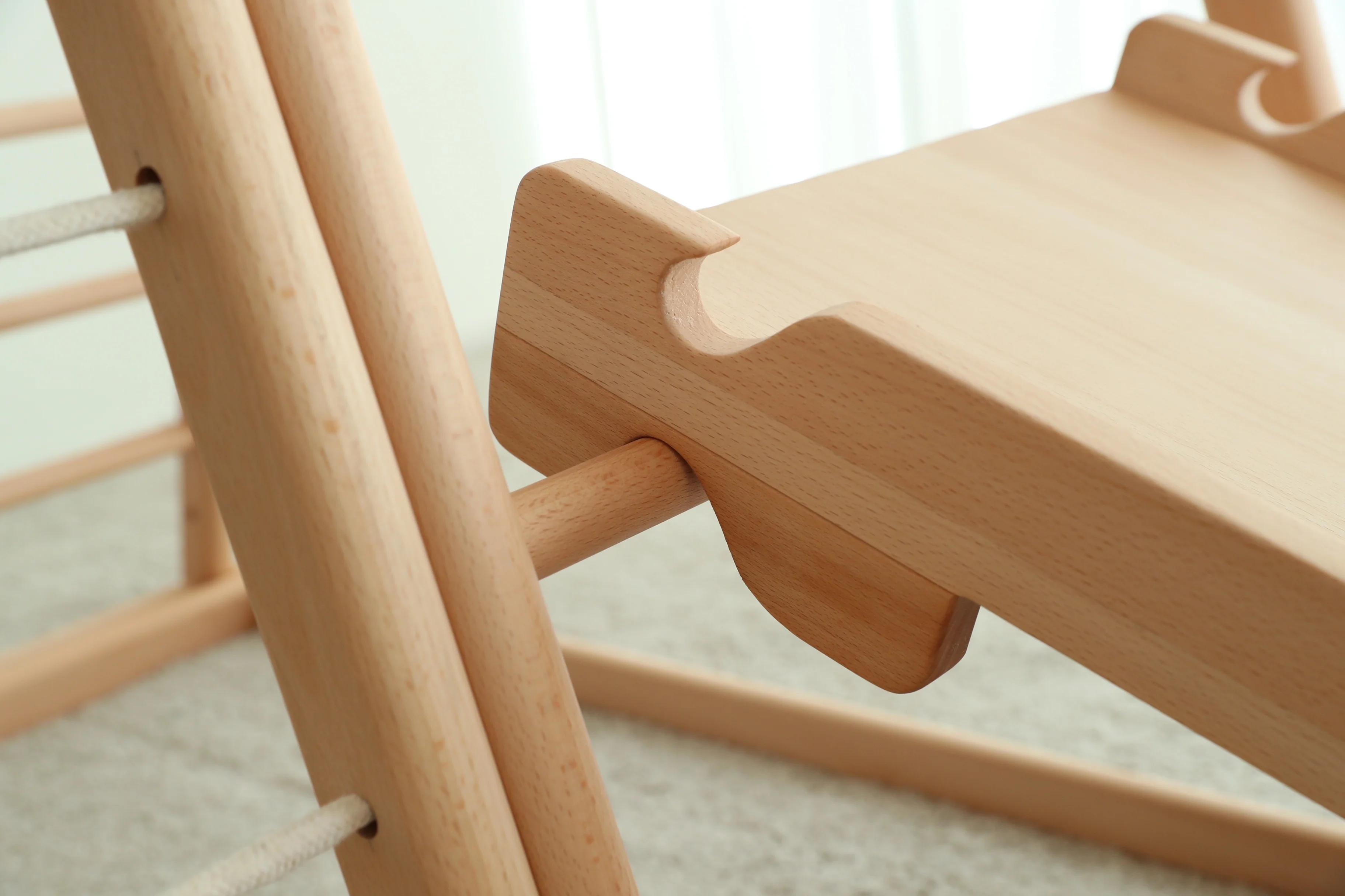子供用屋外ロープはしご 木製おもちゃ 室内木製クライミングフ - Kids Outdoor Frame のレビューと価格