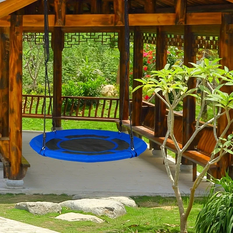 円形オックスフォードネットキャンバス子供用ハンモック吊り下げ - Kids Outdoor Garden Set のレビューと価格