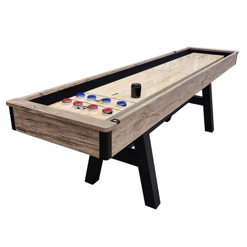 9フィートのポータブルアーケードシャッフルボードゲームテーブ - Kids Outdoor Table のレビューと価格