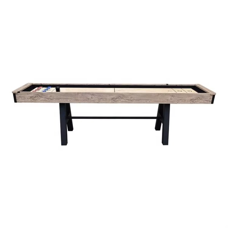 9フィートのポータブルアーケードシャッフルボードゲームテーブ - Kids Outdoor Table のレビューと価格