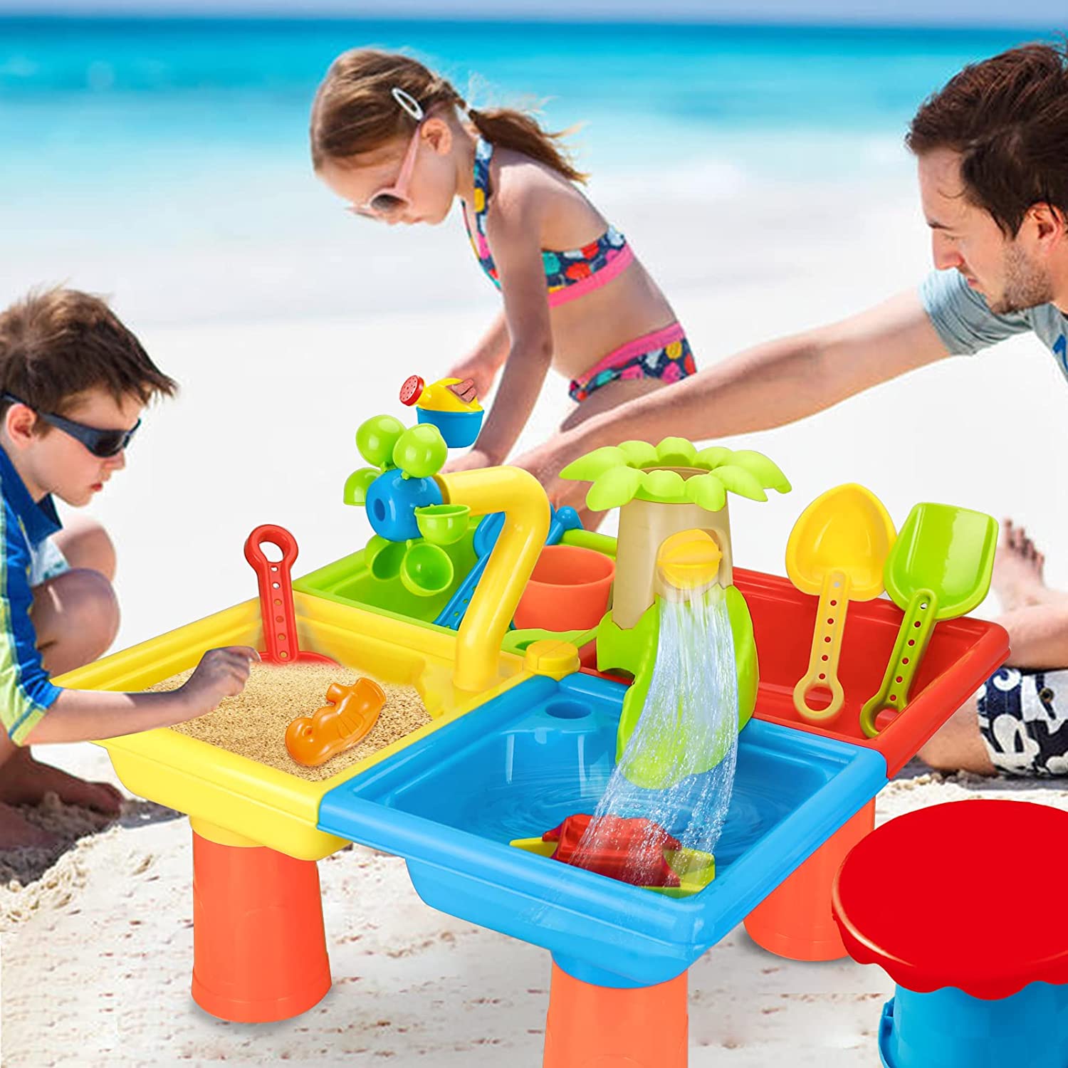 子供のためのテーブルとビーチのおもちゃ,屋外ゲーム,ベビーウ - Kids Outdoor Table のレビューと価格