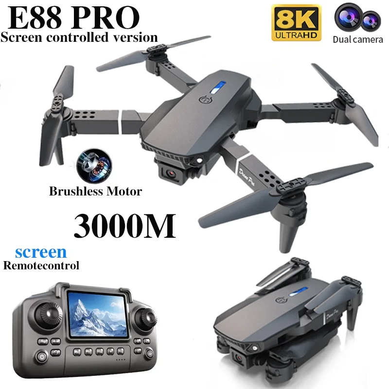 プロフェッショナル E88 プロドローン スクリーン付き 8 - Kids Outdoor Entertainment のレビューと価格