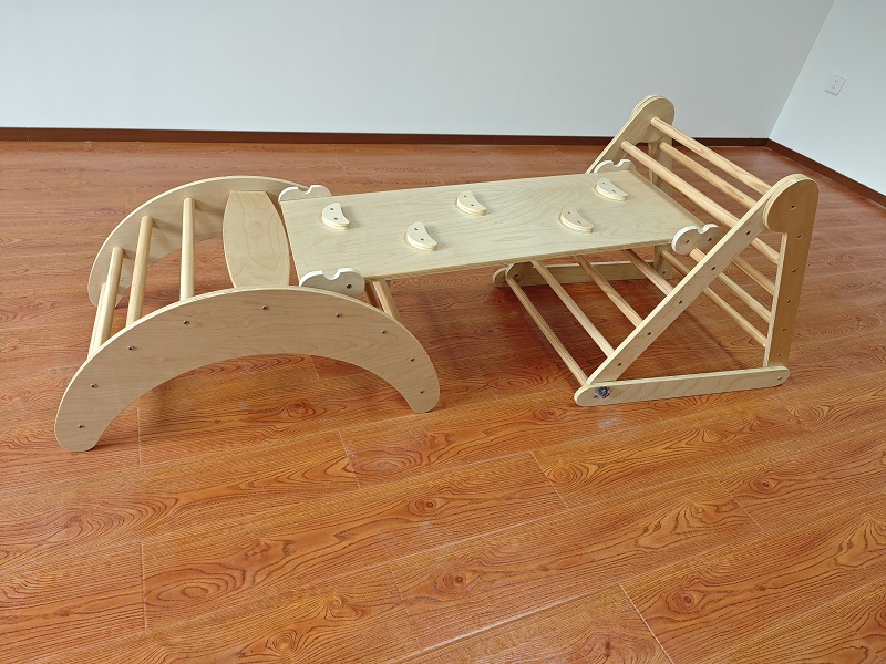 人気沸騰中！3in1モンテッソーリ木製ガーデンレインボー屋内 - Kids Outdoor Frame のレビューと価格