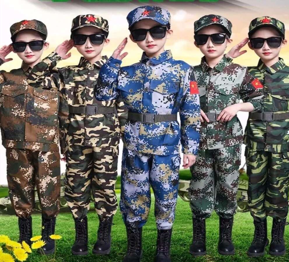 男の子女の子軍事訓練服子供戦闘戦術迷彩サマーキャンプパーティ - Kids Outdoor Ninja のレビューと価格