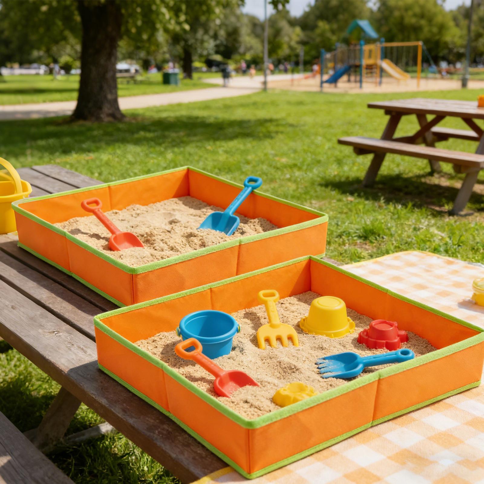 子供用砂場遊びセット、砂場玩具、男の子と女の子向け屋外砂場玩 - Kids Outdoor Picnic Table のレビューと価格