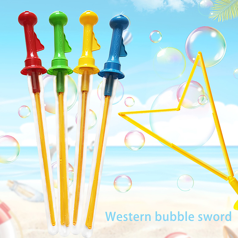 多穴西洋剣バブルブロワー大型ハンドヘルドレインボー子供のおも - Bubble Sword Wand のレビューと価格