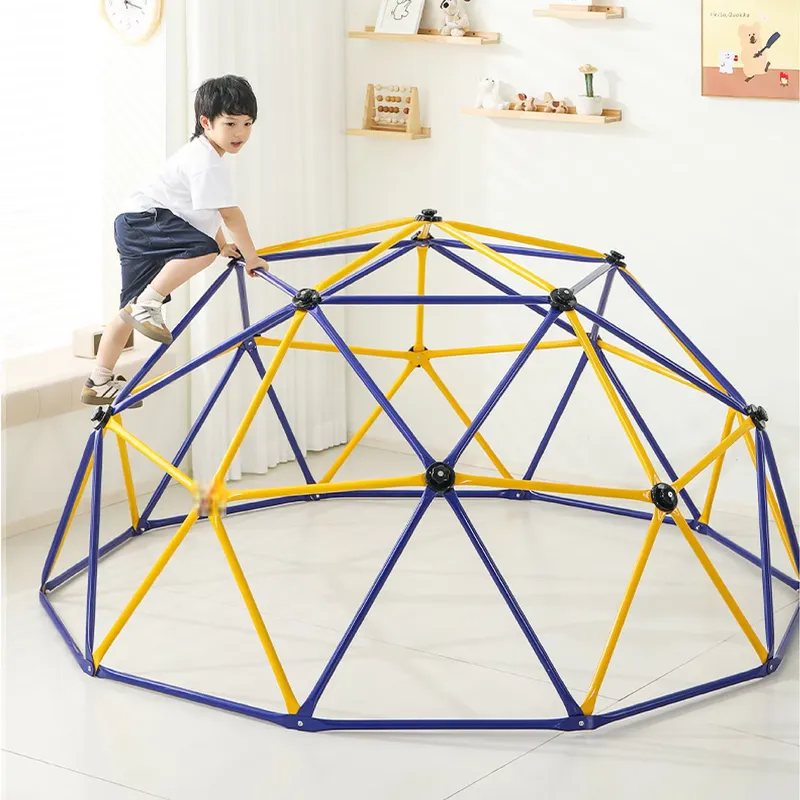10フィートの幾何学模様ドームクライミングセット、子供と幼児 - Kids Outdoor Jungle Gym Dome のレビューと価格