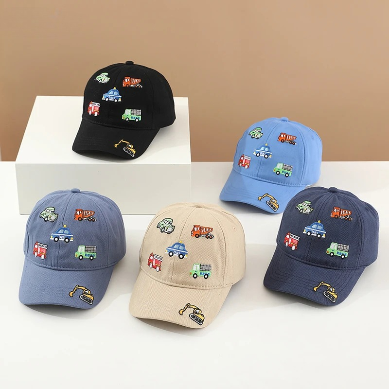 子供用スポーツ帽子学校ベビーボーイズ野球 2026 夏刺繍車 - Kids Outdoor Hat のレビューと価格