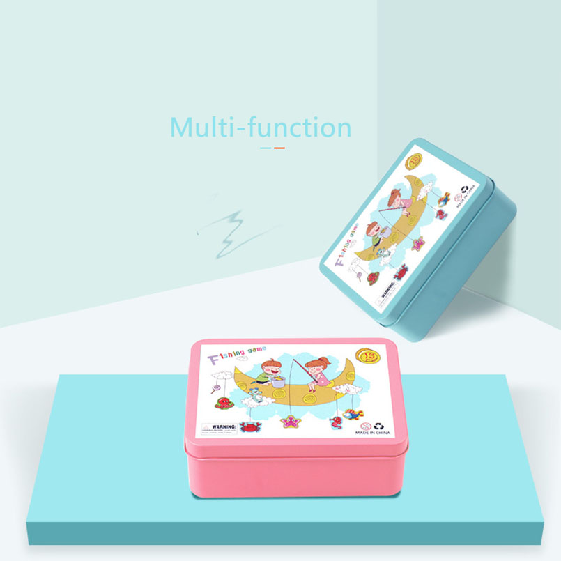 16 ピース/セットベビー木製磁気釣りゲームおもちゃセット鉄 - Kids Outdoor Water Table のレビューと価格