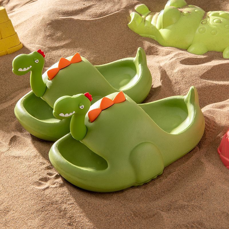 恐竜の夏のスリッパ,屋内と屋外の靴,柔らかく,滑りにくい,楽 - Children'S Outdoor のレビューと価格
