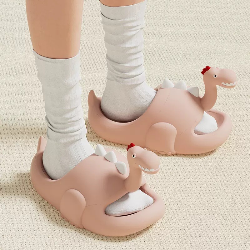 恐竜の夏のスリッパ,屋内と屋外の靴,柔らかく,滑りにくい,楽 - Children'S Outdoor のレビューと価格