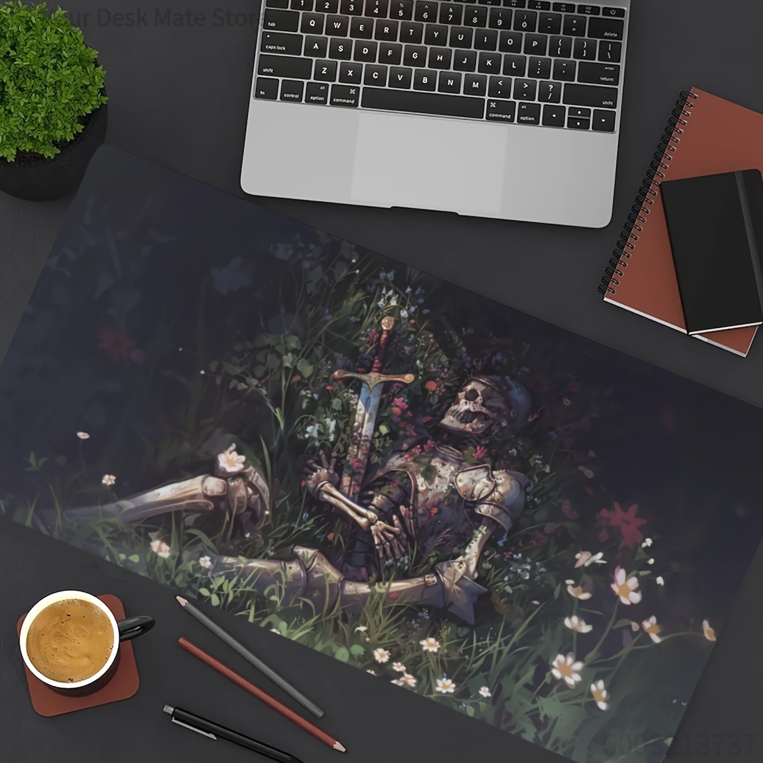 中世の騎士と剣付きマウスパッド大型ゴム製滑り止めPCデスクア - Bubble Sword Wand のレビューと価格