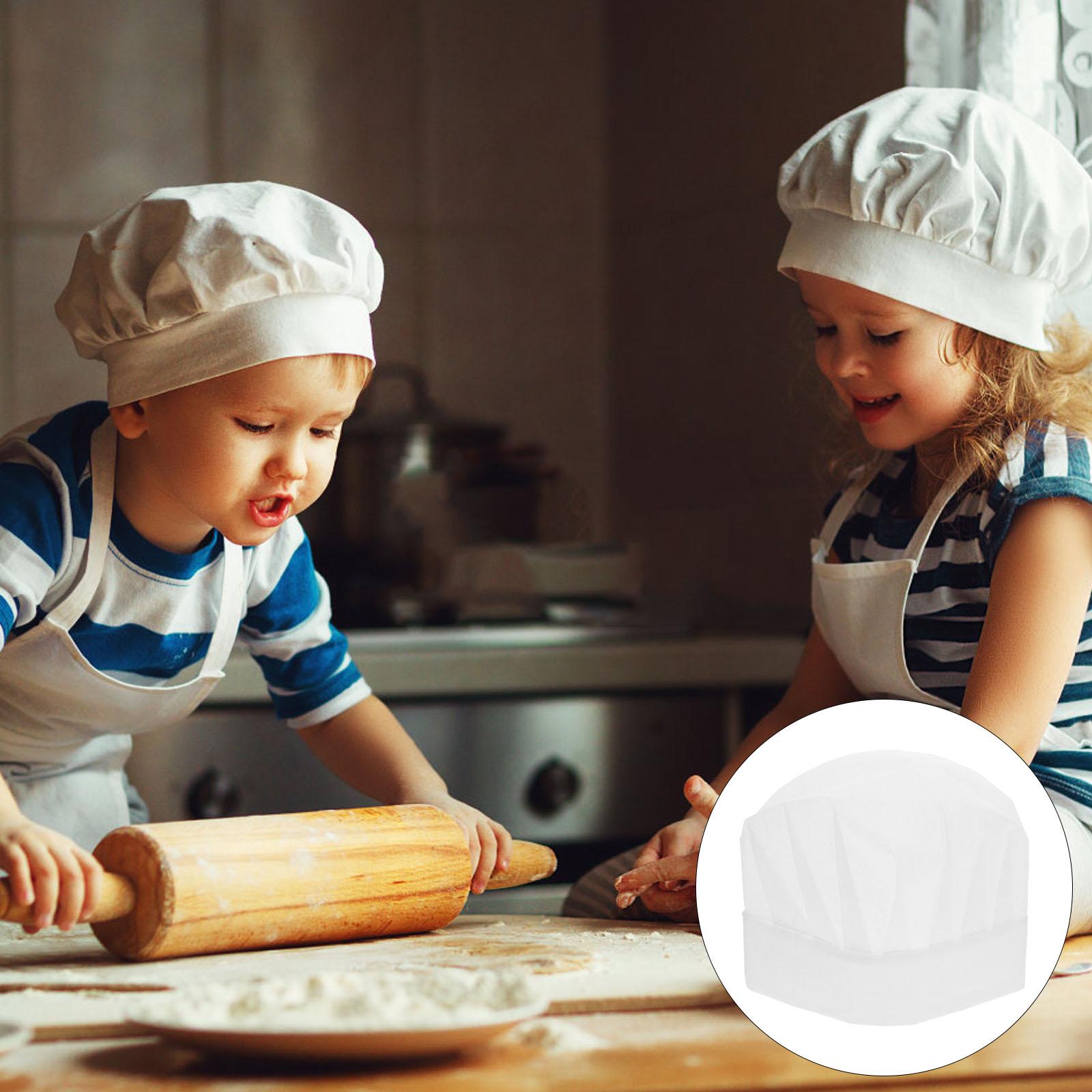20 個子供使い捨てシェフ帽子軽量ヘッドギアシンプルなキッチ - Kids Outdoor Kitchen Accessories のレビューと価格