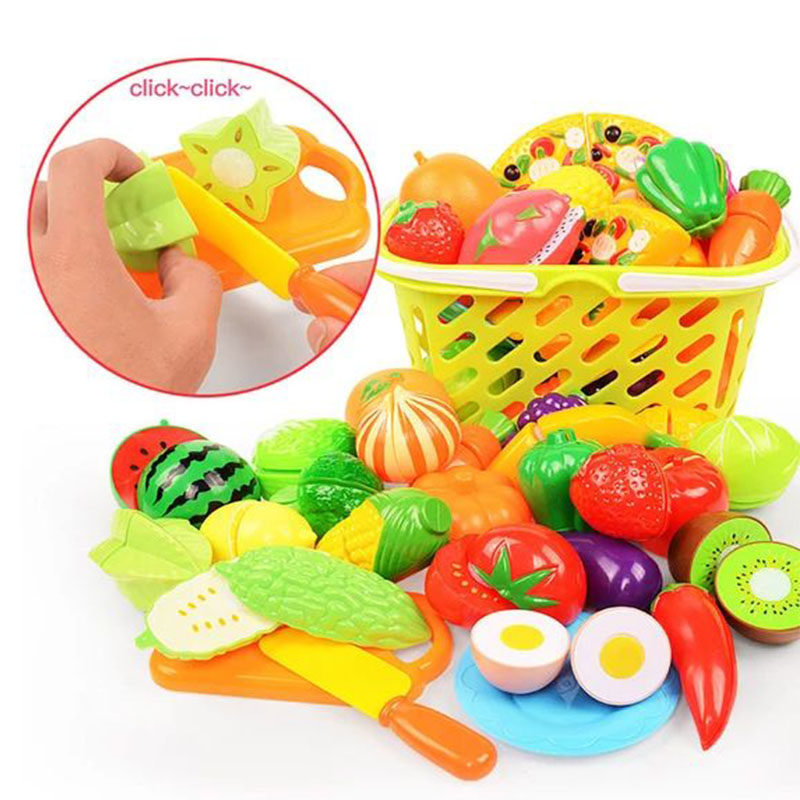 子供用フルーツと野菜のカットおもちゃセット、ごっこ遊び用キッ - Kids Outdoor Kitchen Accessories のレビューと価格