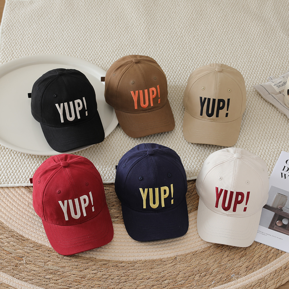 キッズ野球帽男の子女の子ファッション文字刺繍ヒップホップ調節 - Kids Outdoor Hat のレビューと価格