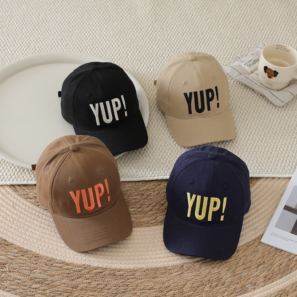 キッズ野球帽男の子女の子ファッション文字刺繍ヒップホップ調節 - Kids Outdoor Hat のレビューと価格