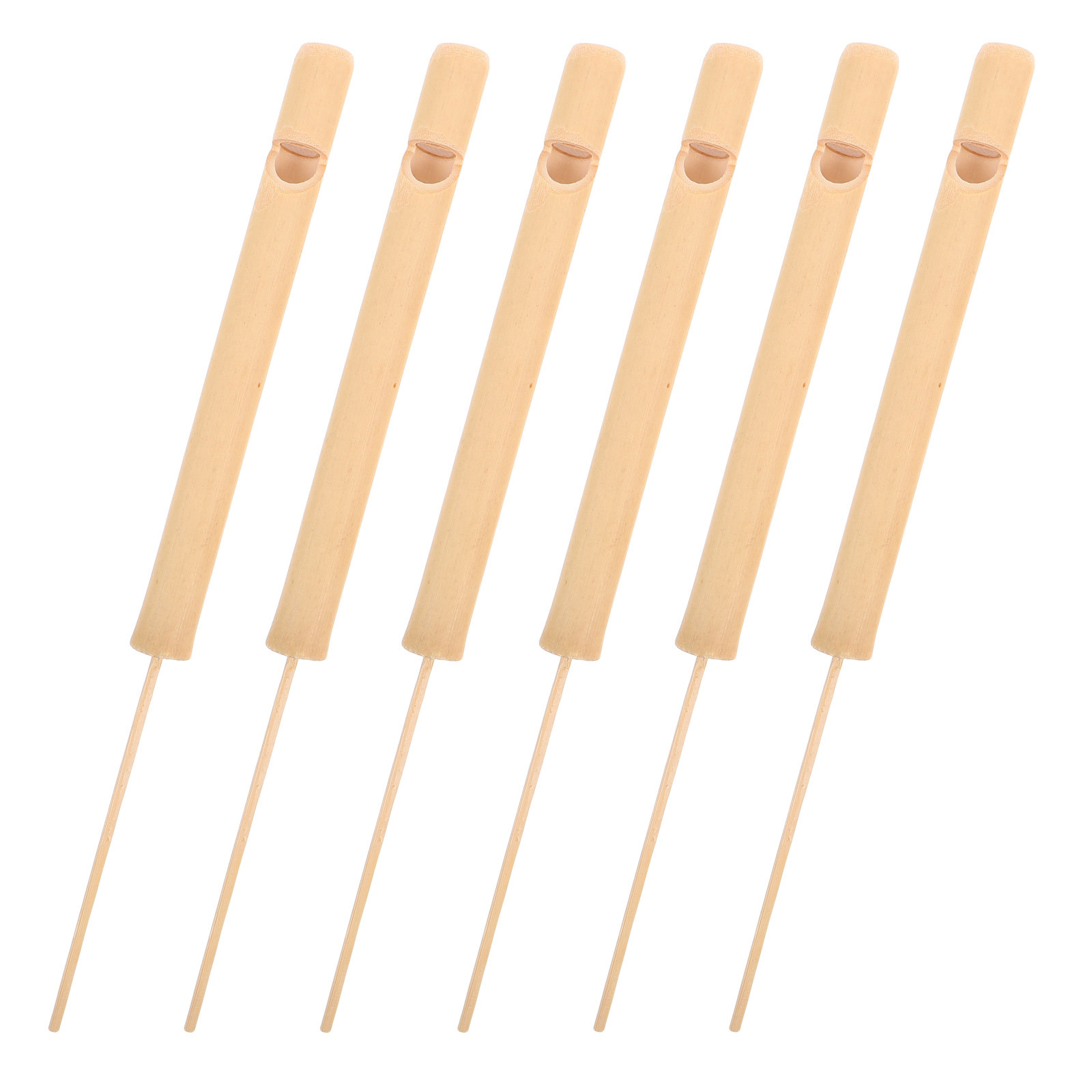 6個入り木製子供用鳥笛 ミニフルート 楽器 屋外インタラクテ - Kids Outdoor Instruments のレビューと価格