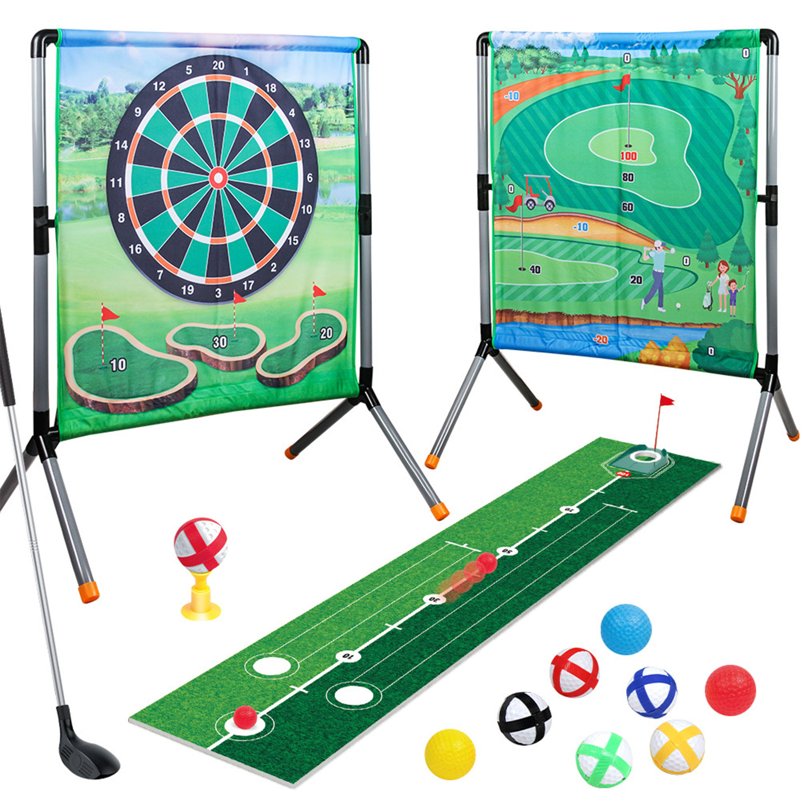 子供用ゴルフチッピングゲームセット屋内屋外裏庭ゴルフ練習用ア - Children'S Outdoor のレビューと価格