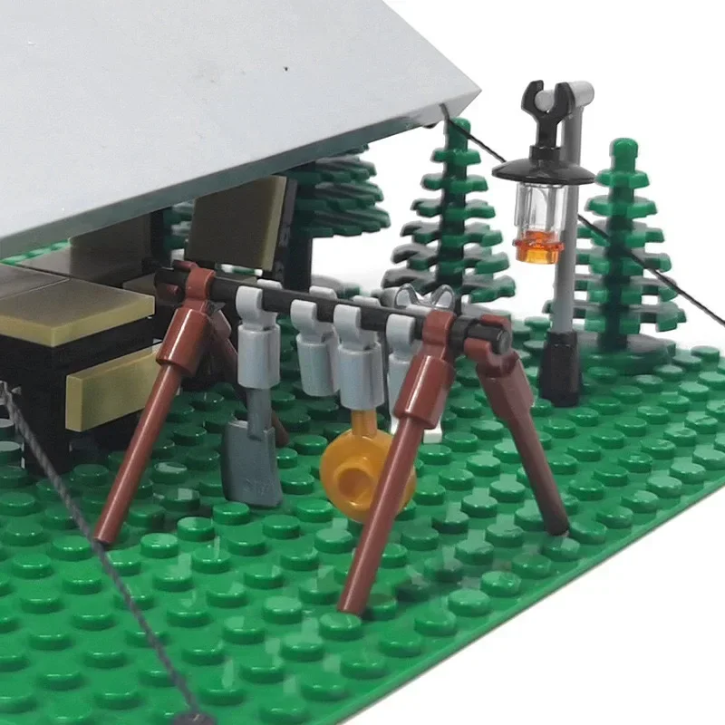MOC 屋外キャンプとピクニックテントモデルビルディングブロ - Kids Outdoor Picnic Table のレビューと価格