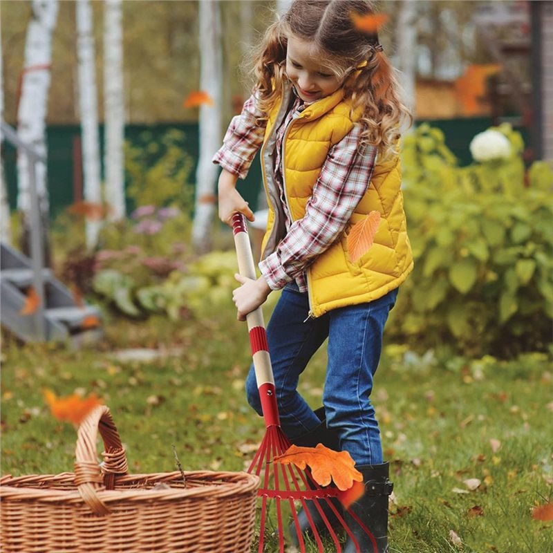 B05C-子供用ガーデンツールセット 4点セット-木製-葉か - Kids Outdoor Garden Set のレビューと価格