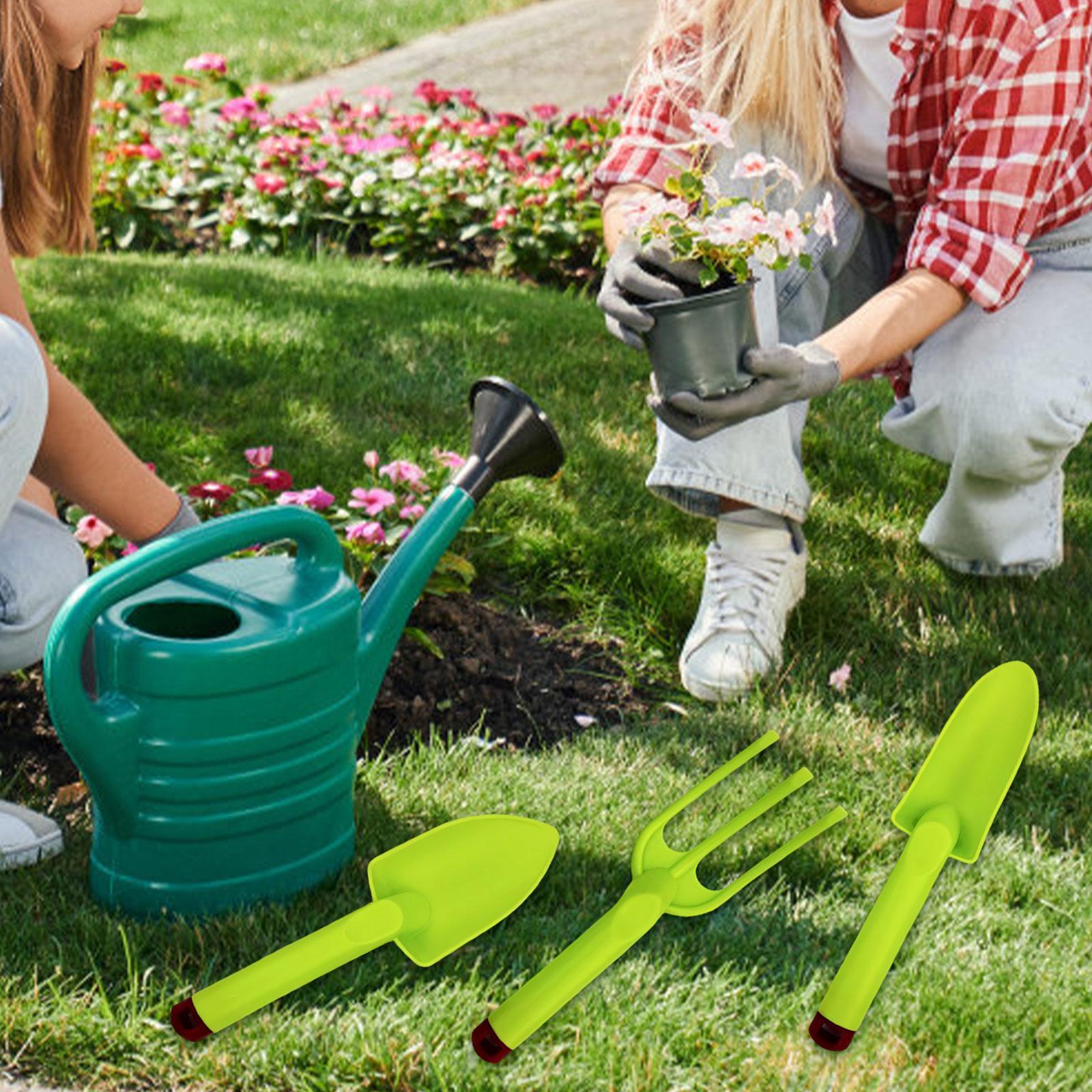 ミニキッズガーデニングツールポータブルレーキシャベルセット屋 - Kids Outdoor Garden Set のレビューと価格