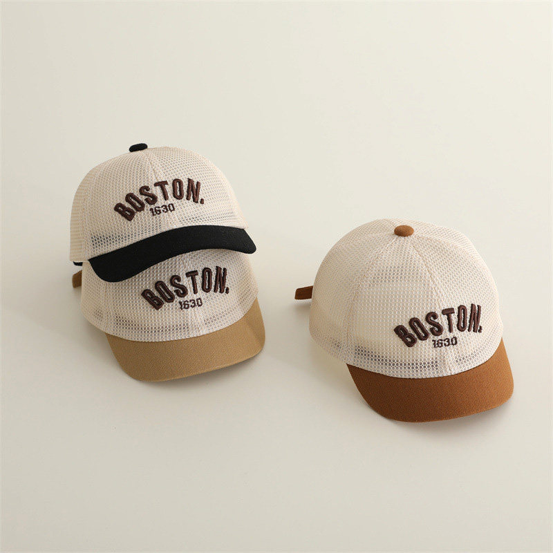 文字刺繍入りベビーベースボールキャップ 夏用メッシュ通気性幼 - Kids Outdoor Hat のレビューと価格
