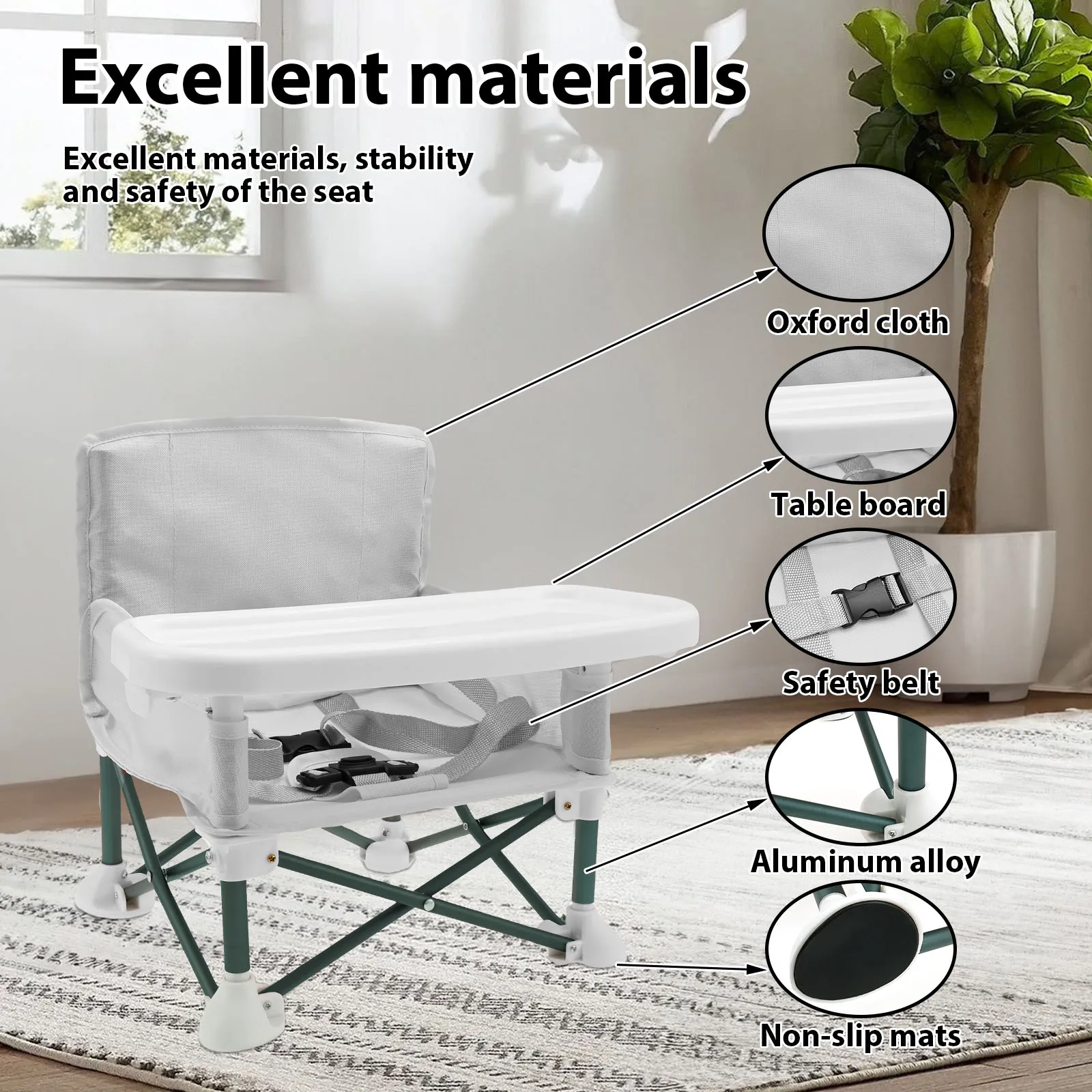 幼児用ブースターシート チャイルドセーフティベルト付き ダイ - Kids Outdoor Folding Chair のレビューと価格