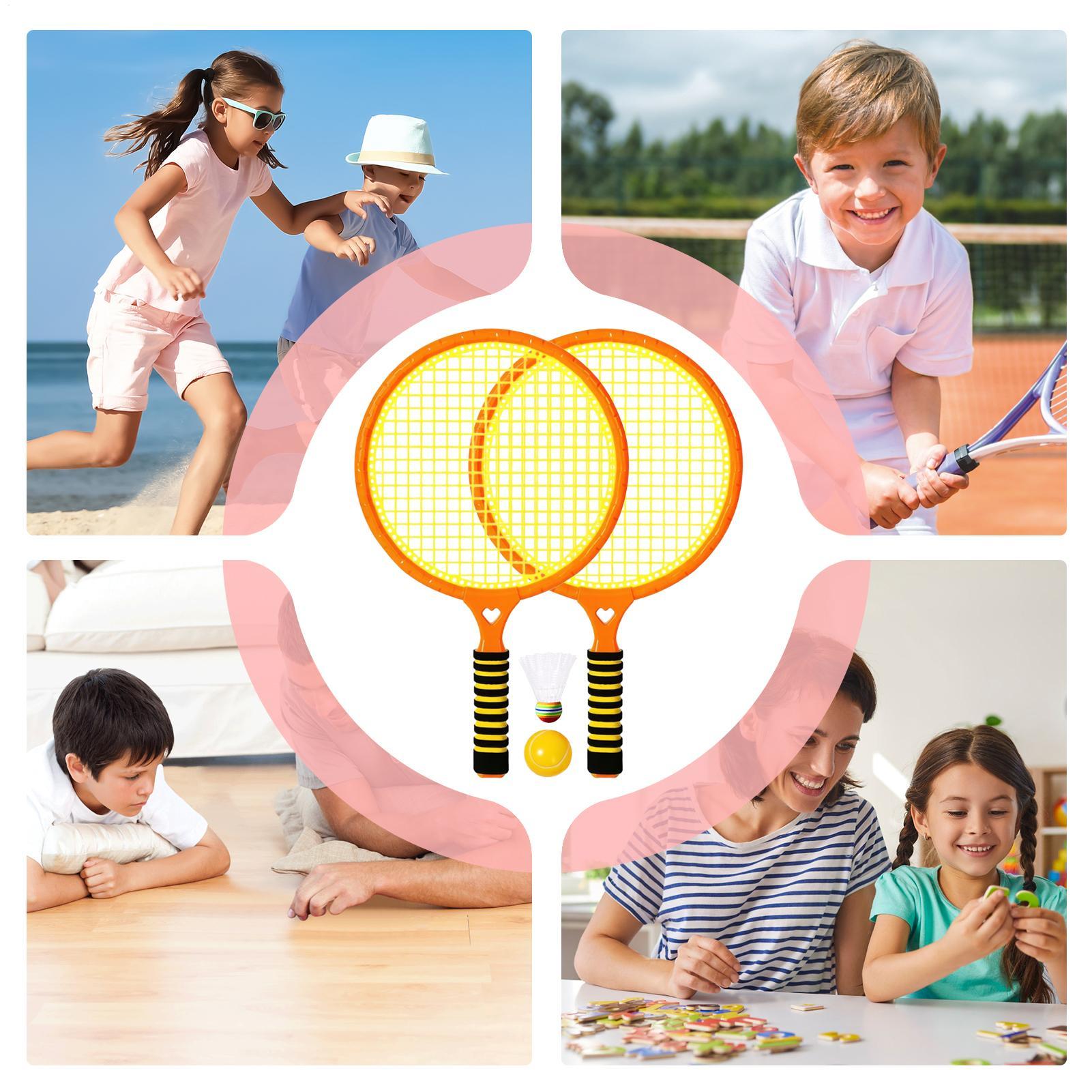 キッズバドミントンセット屋外スポーツゲーム屋内バドミントンセ - Kids Outdoor Garden Set のレビューと価格