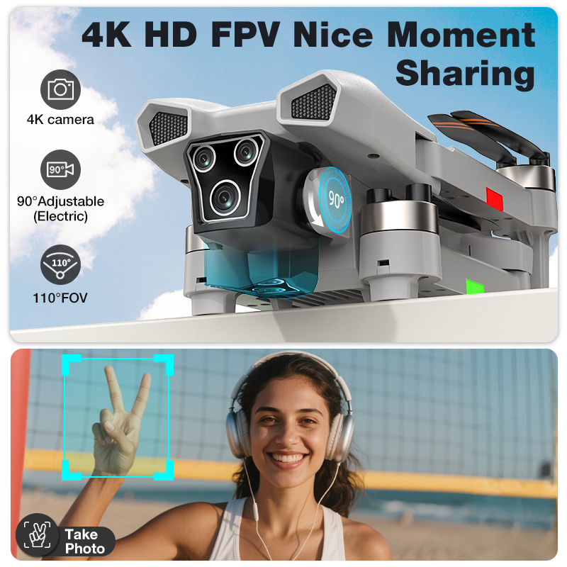 新型ホットL017プロドローン ブラシレス 3Dロール 36 - Kids Outdoor Entertainment のレビューと価格