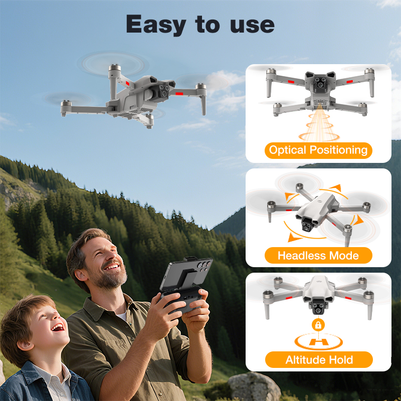 新型ホットL017プロドローン ブラシレス 3Dロール 36 - Kids Outdoor Entertainment のレビューと価格