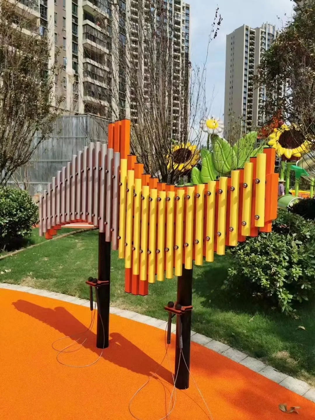 ボンホン屋外自立型パーカッション楽器 屋内外兼用子供用音楽遊 - Kids Outdoor Xylophone のレビューと価格