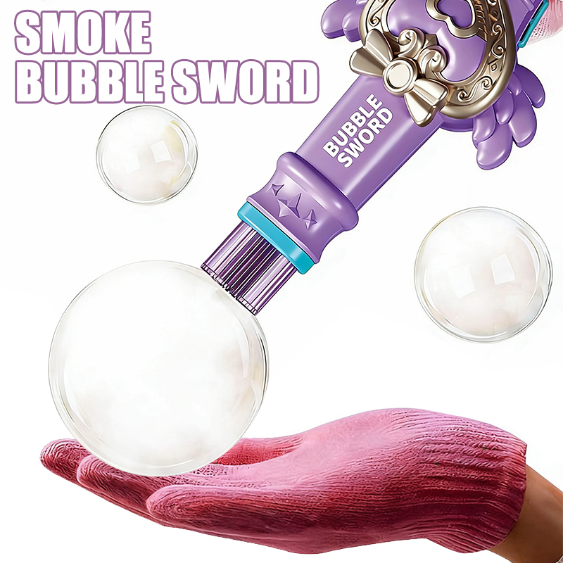 弾性バブルフォグマジックワンドかわいい動物煙バブルマシン夏の - Bubble Sword Wand のレビューと価格