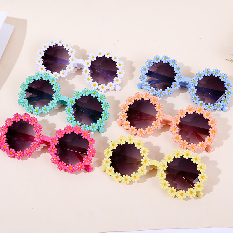 1-16 個ニューキッズサングラスかわいいデイジーフラワーフ - Kids Outdoor Frame のレビューと価格